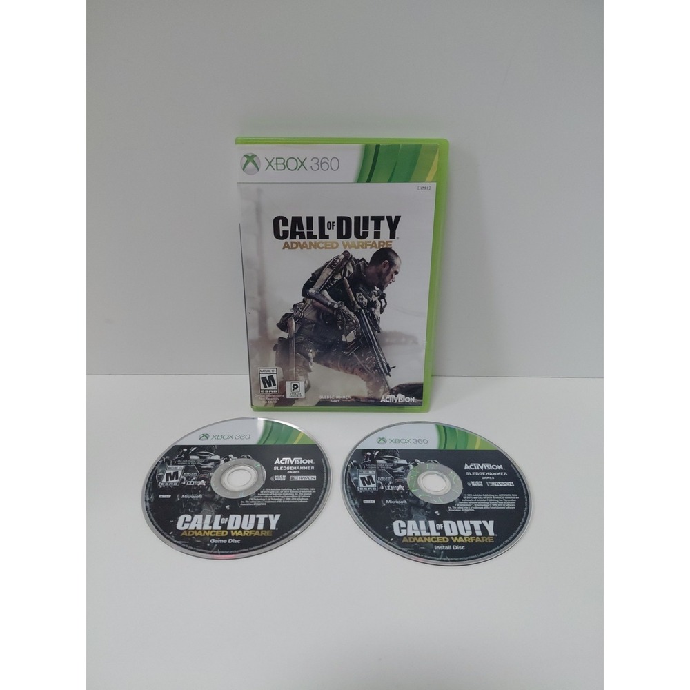 Call of Duty: Advanced Warfare (Microsoft Xbox 360) 2‎ Discs No Manual